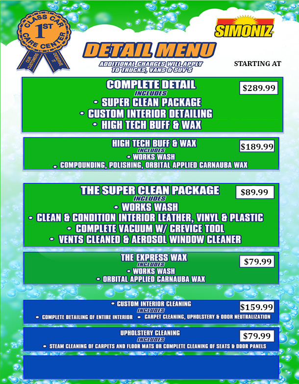 Detail Menu